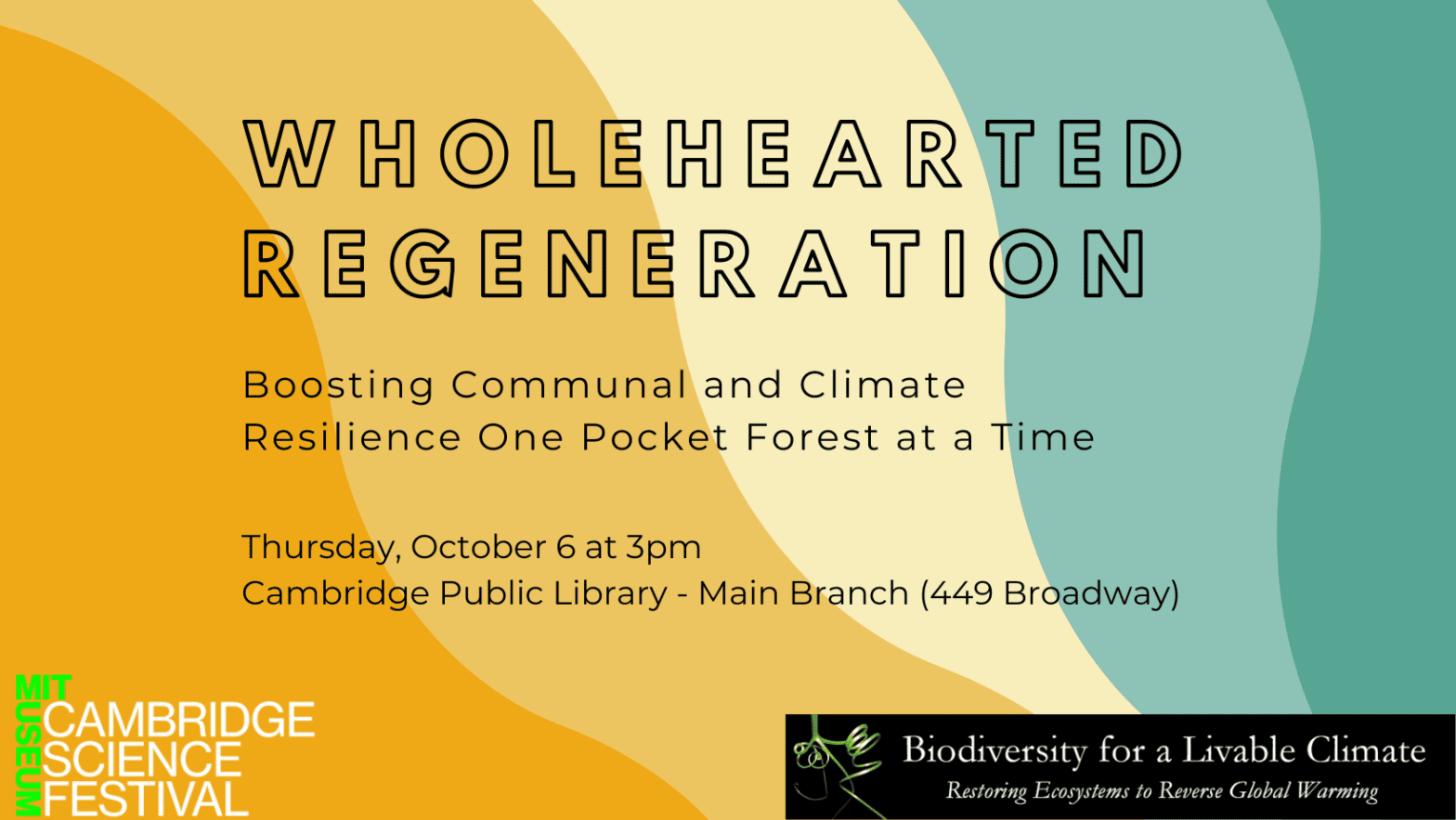 Wholehearted Regeneration at the Cambridge Science Festival